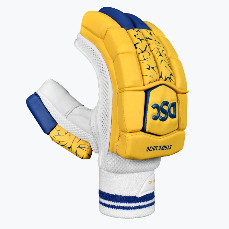Strike 20/20 Batting Gloves (Yellow)