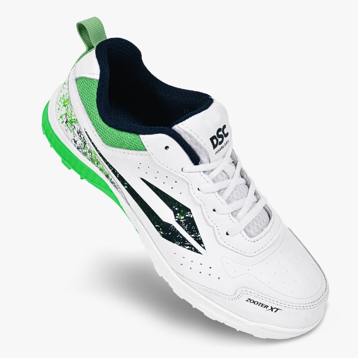 Zooter XT Cricket Shoes (White / Green)