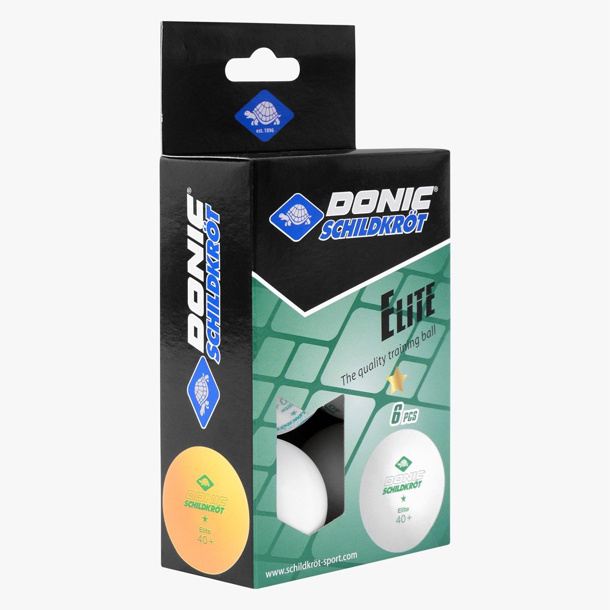 DONIC 1-Star Elite Poly 40+ Balls (6 pcs)