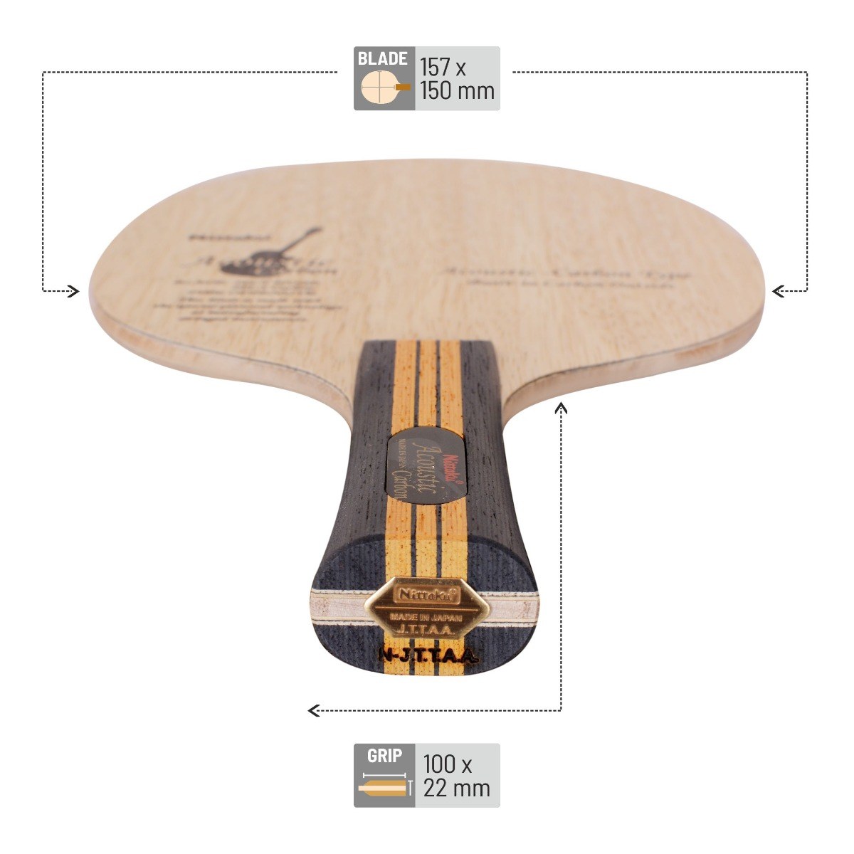 Nittaku Acoustic Carbon FL