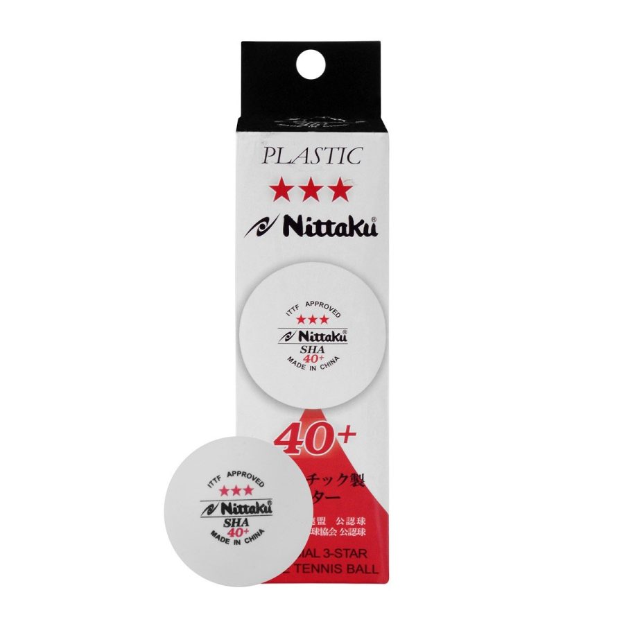 Nittaku SHA 3-Star 40+ (3 pcs)