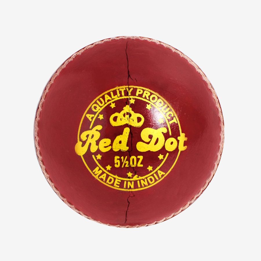 Red Dot Leather Ball