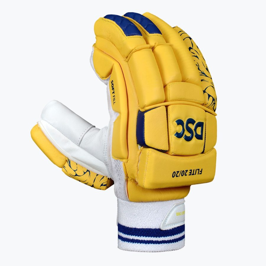 Flite 20/20 Batting Gloves (Yellow)