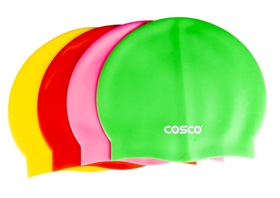 COSCO Silicone Swim Cap Single Colour