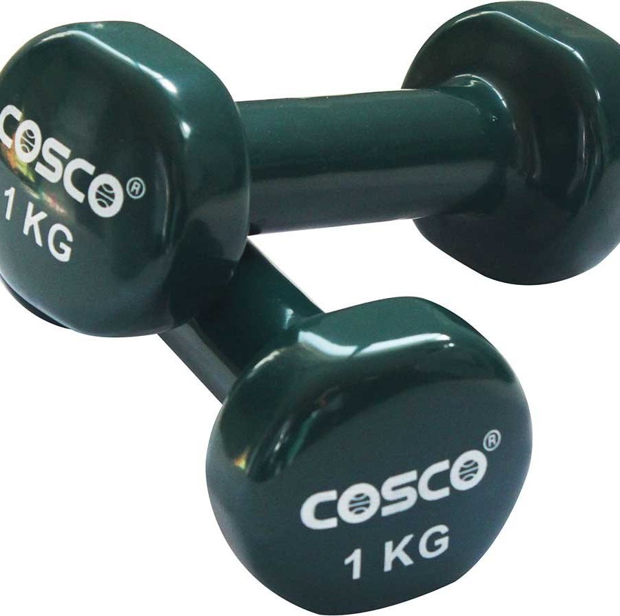 COSCO Hexagonal Dumbbell Vinyl 1 kg