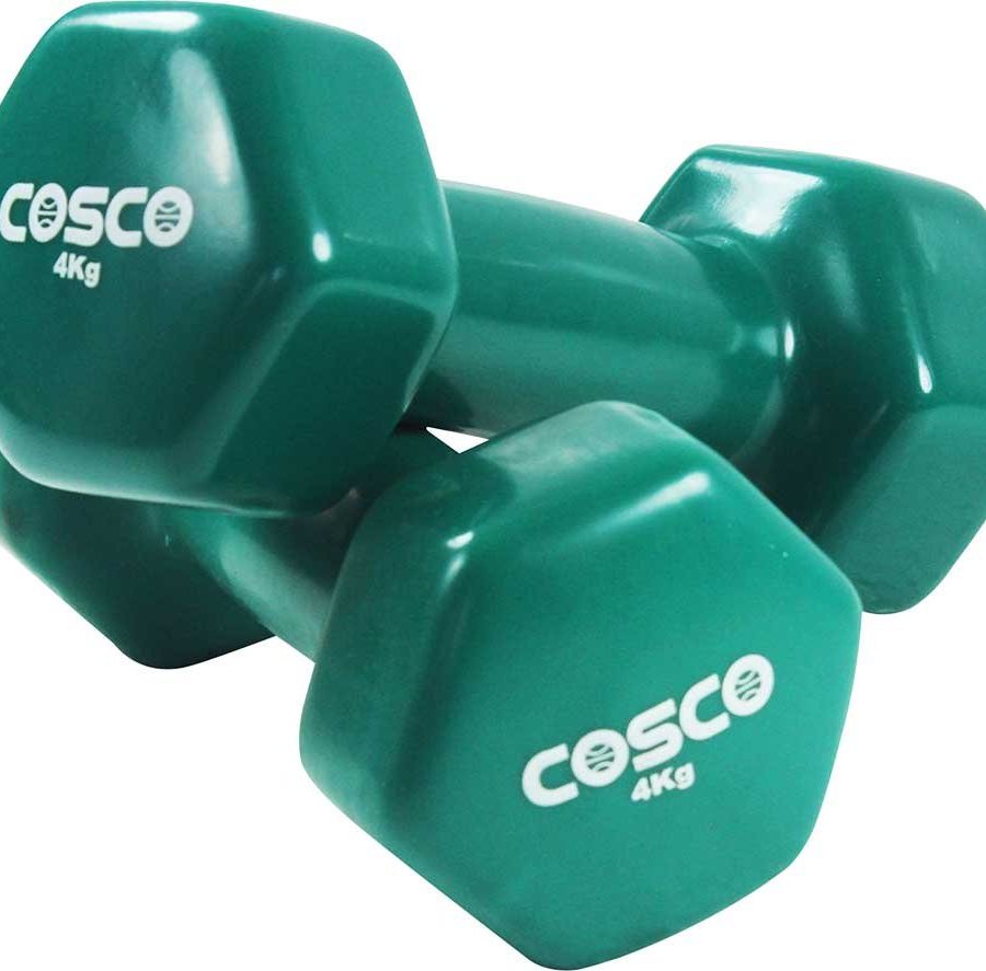 COSCO Hexagonal Dumbbell Vinyl 4 kg
