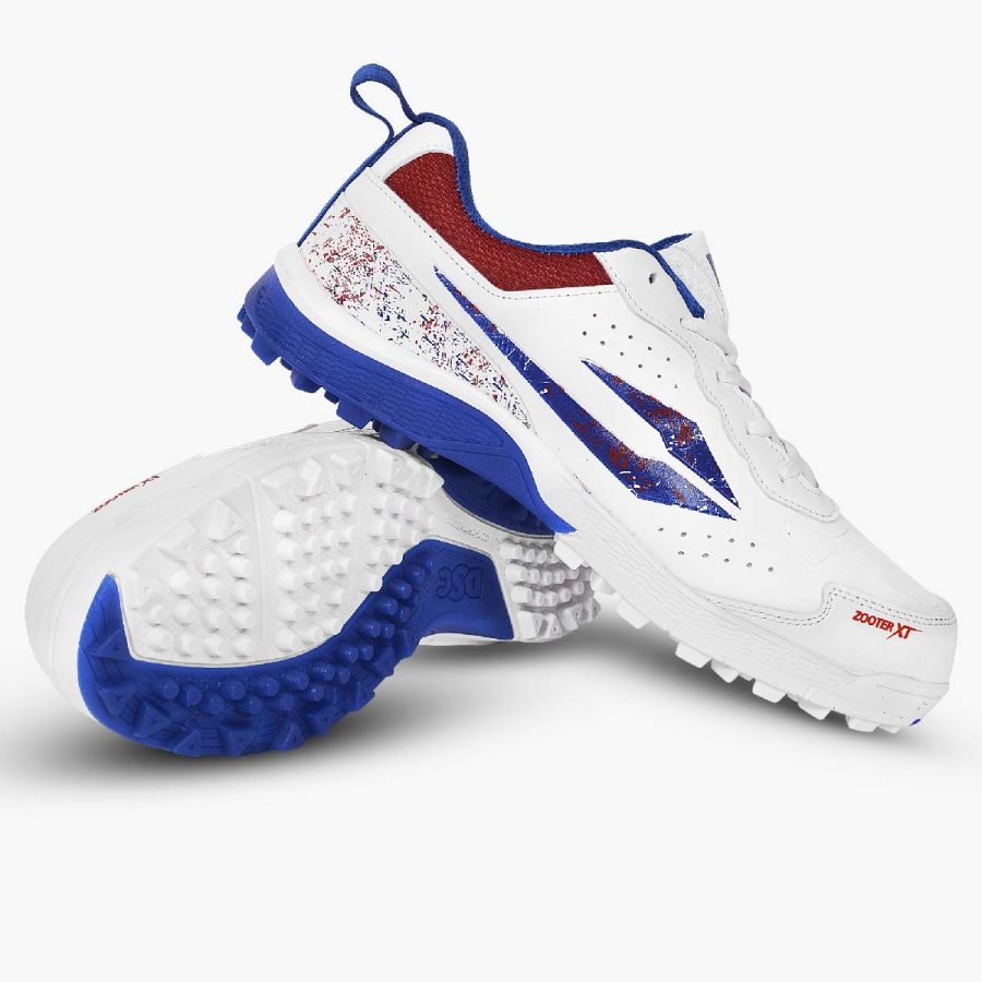 Zooter XT Cricket Shoes (White / Red)